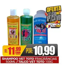 Fort Atacadista Shampoo vet toto fragrâncias / talco vet toto oferta