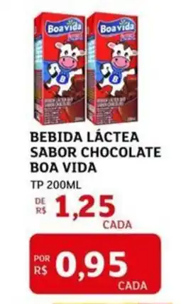Assaí Atacadista Bebida láctea sabor chocolate boa vida oferta