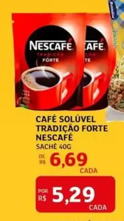Assaí Atacadista Café solúvel tradição forte nescafé sache oferta