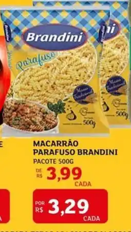 Assaí Atacadista Macarrão parafuso brandini oferta
