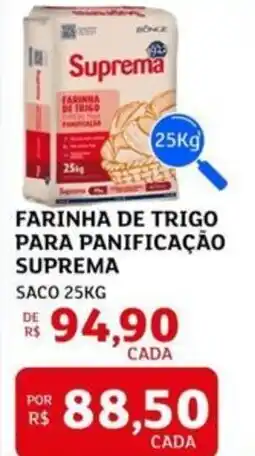 Assaí Atacadista Farinha de trigo para panificação suprema oferta