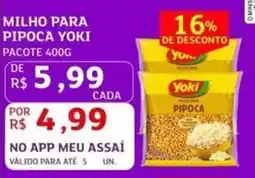 Assaí Atacadista Milho para pipoca yoki oferta