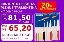 Assaí Atacadista Conjunto de facas plenus tramontina oferta