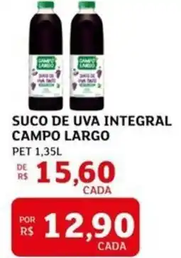 Assaí Atacadista Suco de uva integral campo largo oferta