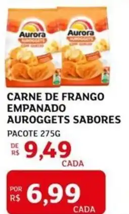 Assaí Atacadista Carne de frango empanado auroggets sabores oferta
