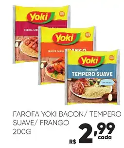 Pais e Filhos Supermercados Farofa yoki bacon/tempero suave/ frango oferta