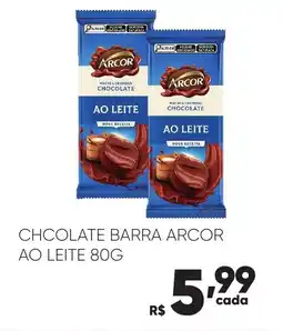 Pais e Filhos Supermercados Chcolate barra arcor ao leite oferta