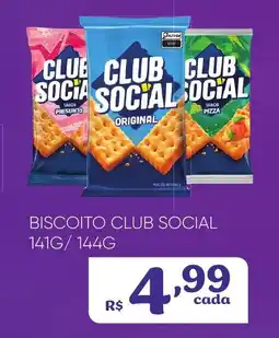 Pais e Filhos Supermercados Biscoito club social oferta