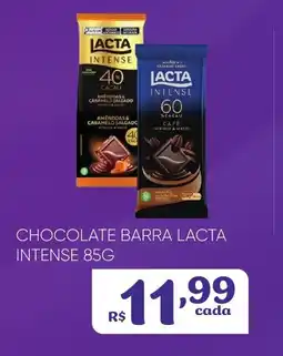 Pais e Filhos Supermercados Chocolate barra lacta intense oferta