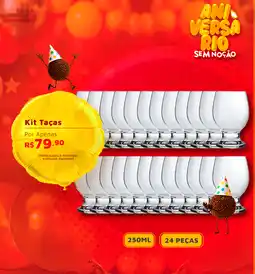 Le Biscuit Kit Taças oferta