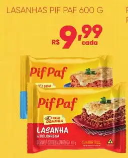 Pais e Filhos Supermercados Lasanhas pif paf oferta