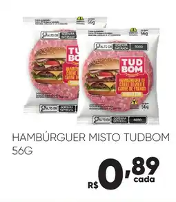 Pais e Filhos Supermercados Hambúrguer misto tudbom oferta