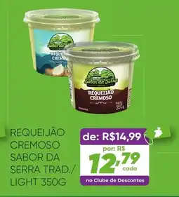 Pais e Filhos Supermercados Requeijão cremoso sabor da serra trad./ light oferta