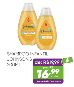 Pais e Filhos Supermercados Shampoo infantil johnson's oferta