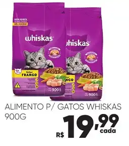 Pais e Filhos Supermercados Alimento p/ gatos whiskas oferta