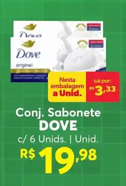 Big Bom Supermercados Conj. Sabonete DOVE oferta