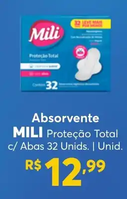Big Bom Supermercados Absorvente MILI oferta