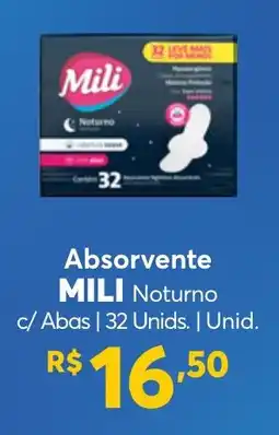 Big Bom Supermercados Absorvente MILI Noturno oferta