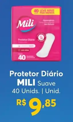 Big Bom Supermercados Protetor Diário MILI Suave oferta