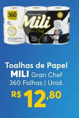 Big Bom Supermercados Toalhas de Papel MILI oferta