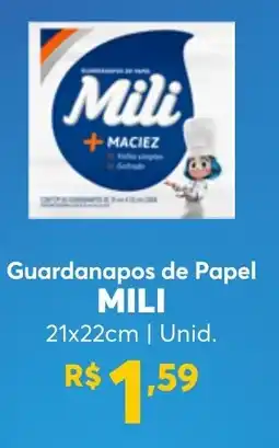 Big Bom Supermercados Guardanapos de Papel MILI oferta