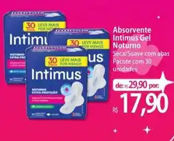 Atacadão Absorvente Intimus Gel Noturno oferta