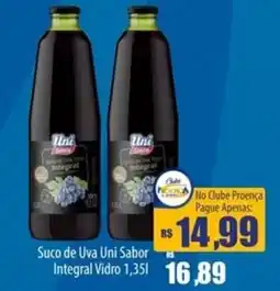 Proença Supermercados Suco de Uva Uni Sabor Integral Vidro oferta