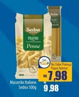 Proença Supermercados Macarrão Italiano Sedna oferta