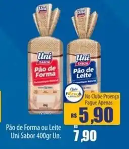 Proença Supermercados Pão de Forma ou Leite Uni Sabor Un. oferta