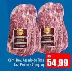 Proença Supermercados Carn. Bov. Assado de Tiras Faz. Proença Cong. oferta