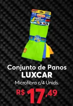 Big Bom Supermercados Conjunto de Panos LUXCAR oferta