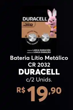 Big Bom Supermercados Bateria Lítio Metálico CR 2032 DURACELL oferta