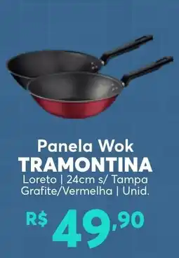Big Bom Supermercados Panela Wok TRAMONTINA oferta