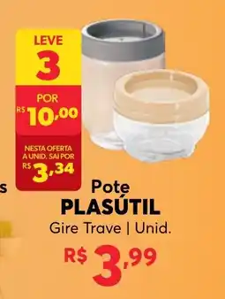Big Bom Supermercados Pote PLASÚTIL oferta