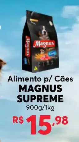 Big Bom Supermercados Alimento p/ Cães MAGNUS SUPREME oferta