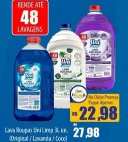 Proença Supermercados Lava Roupas Uni Limp oferta
