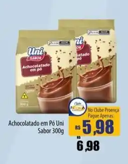 Proença Supermercados Achocolatado em pó Uni Sabor oferta
