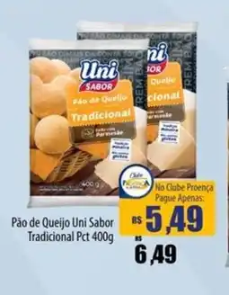 Proença Supermercados Pão de Queijo Uni Sabor Tradicional Pct oferta
