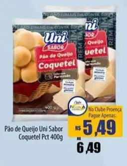 Proença Supermercados Pão de Queijo Uni Sabor Coquetel Pct oferta