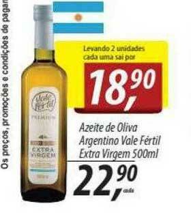 Asun Azeite De Oliva Argentino Vale Fértil Extra Virgem oferta