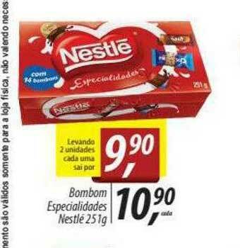 Asun Bombom Especialidades Nestlé oferta