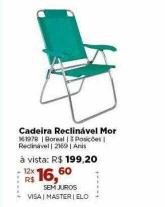 Lojas TaQi Cadeira Reclinável Mor oferta