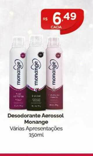 Desodorante Aerossol Monange