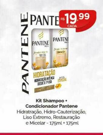 Drogarias Farmagnus Kit Shampoo + Condicionador Pantene oferta