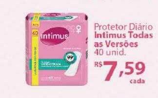 Protetor Diário Intimus Todas As Versões