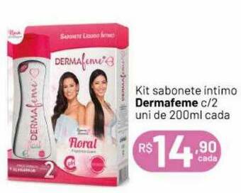 Farmácias Descontão Kit Sabonete íntimo Dermafeme oferta