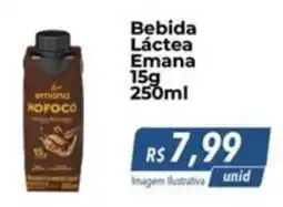 Hiper Moreira Bebida Láctea Emana 15g oferta