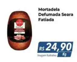 Hiper Moreira Mortadela Defumada Seara Fatiada oferta