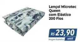 Hiper Moreira Lençol Microtec Queen com Elástico oferta