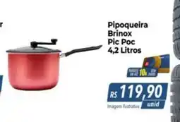 Hiper Moreira Pipoqueira Brinox Pic Poc oferta